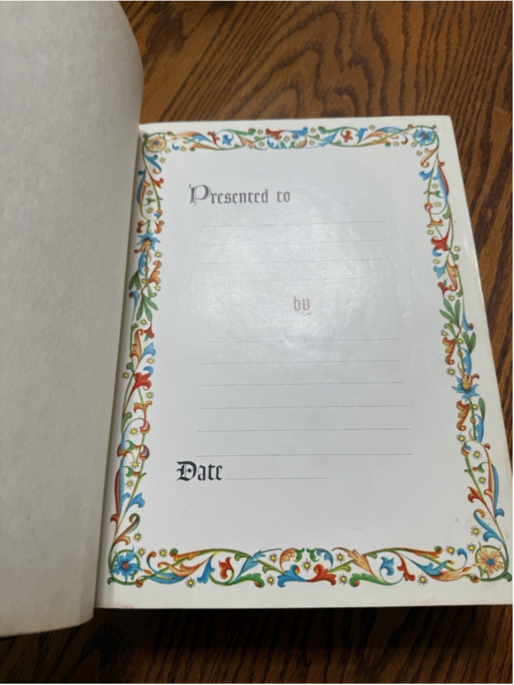 Vintage Holy Bible Large Print Hard Cover - Picture 2 of 13